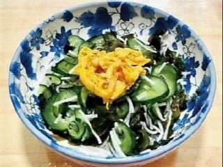 新ワカメの酢の物