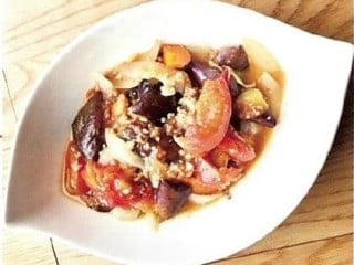 ナスの豚味噌炒め