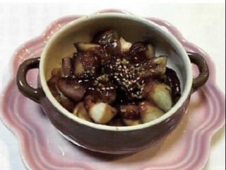 ナスのしぎ焼き