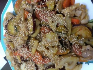 根菜類の甘辛煮